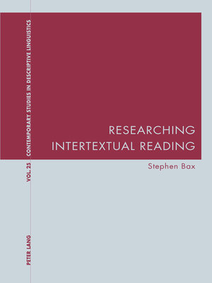 cover image of Researching Intertextual Reading